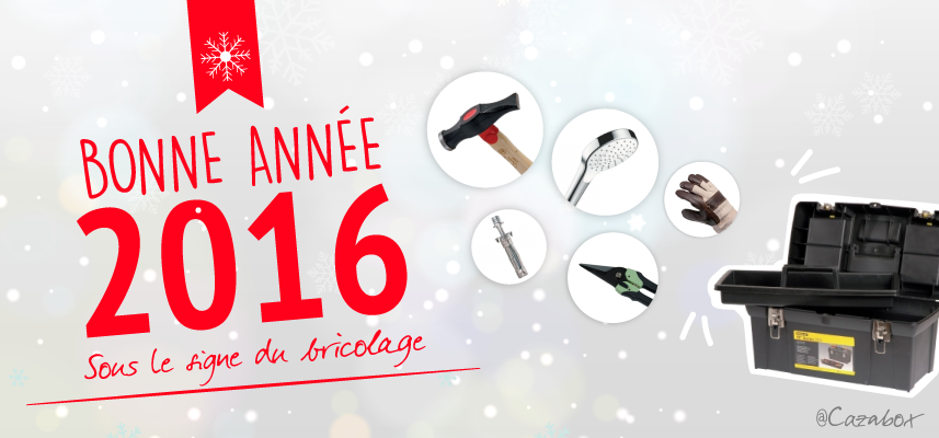 Une très bonne année 2016 sous le signe du bricolage !