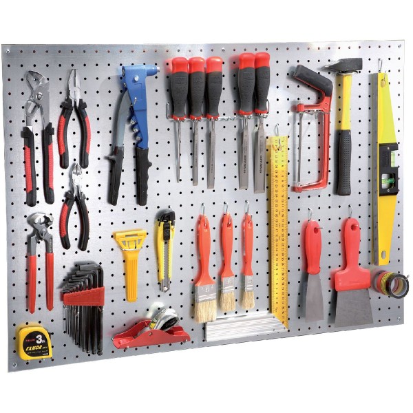 ranger son atelier de bricolage panneau porte outils perfore 